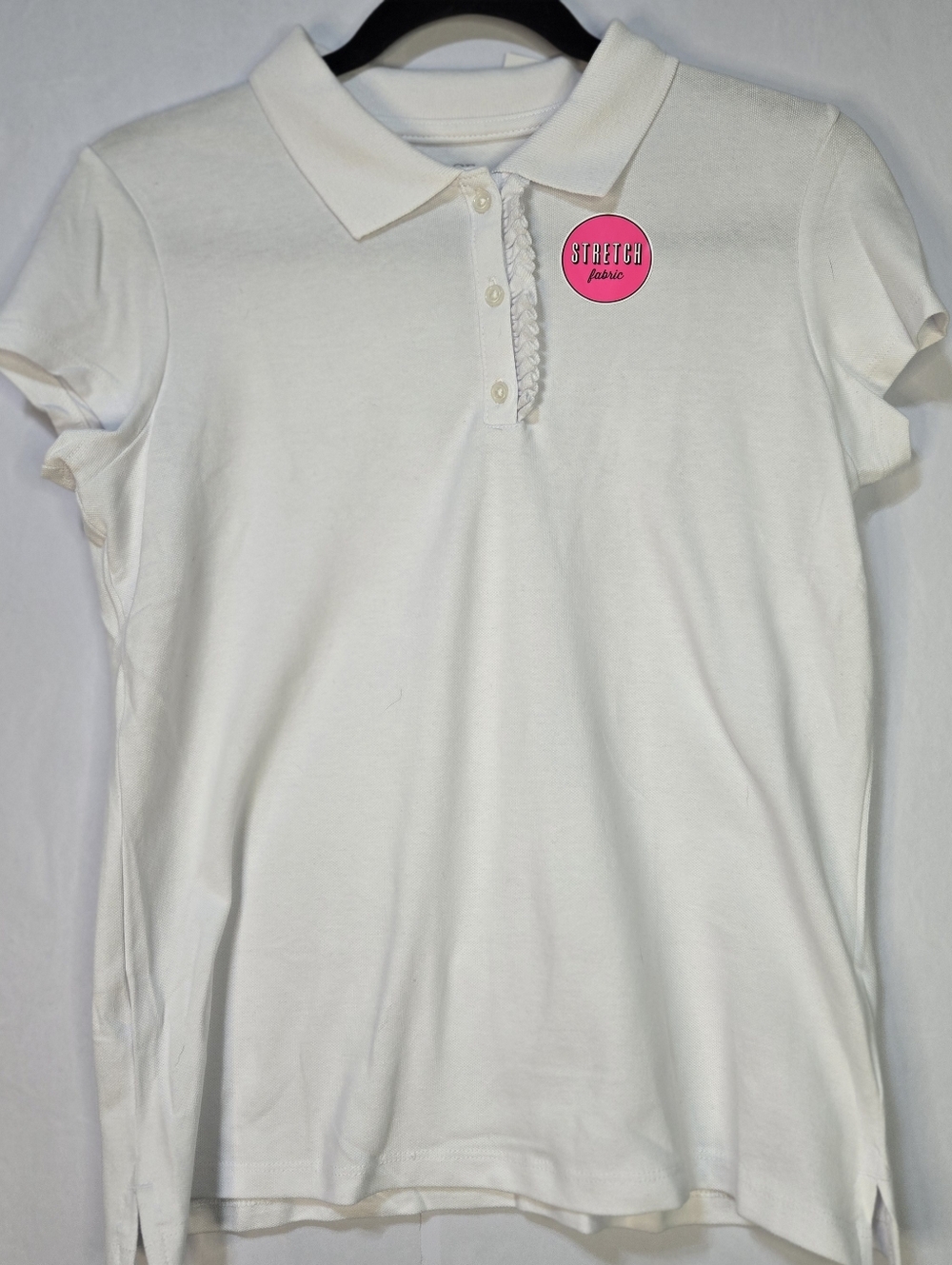 PLACE Girls Size XXL (16) Set Of 3 polo Shirts; White, Green, Lt. Blue NWT - Picture 5 of 8